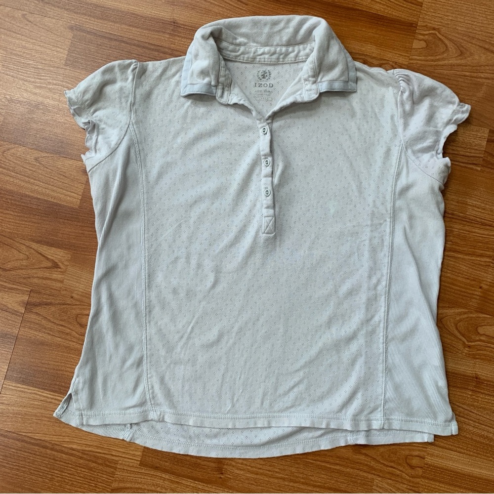 4/$15 Izod blue top